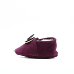 Cranberry Baby Moccasins