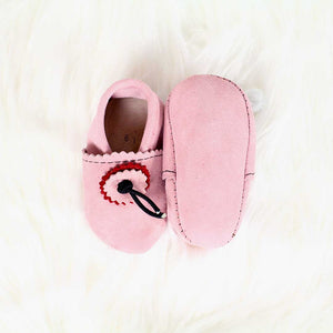 Baby Pink Baby Moccasins