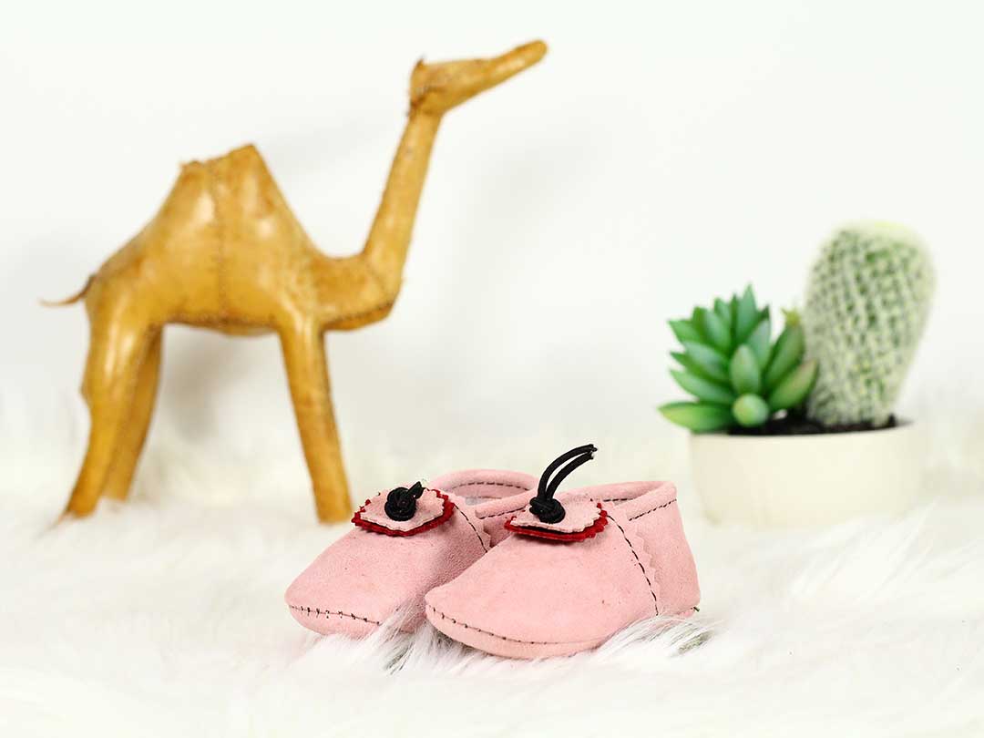 Baby Pink Baby Moccasins